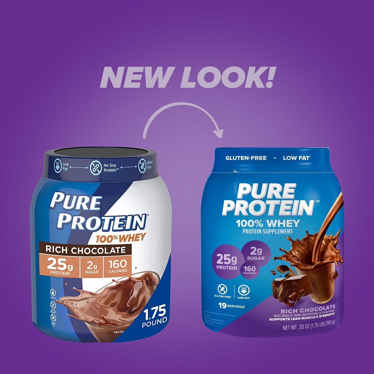 100% Whey Protein Powder, Rich Chocolate, 25G Protein, 1.75 Lb100% Whey Protein Powder, Rich Chocolate, 25G Protein, 1.75 Lb - Nature Fitness