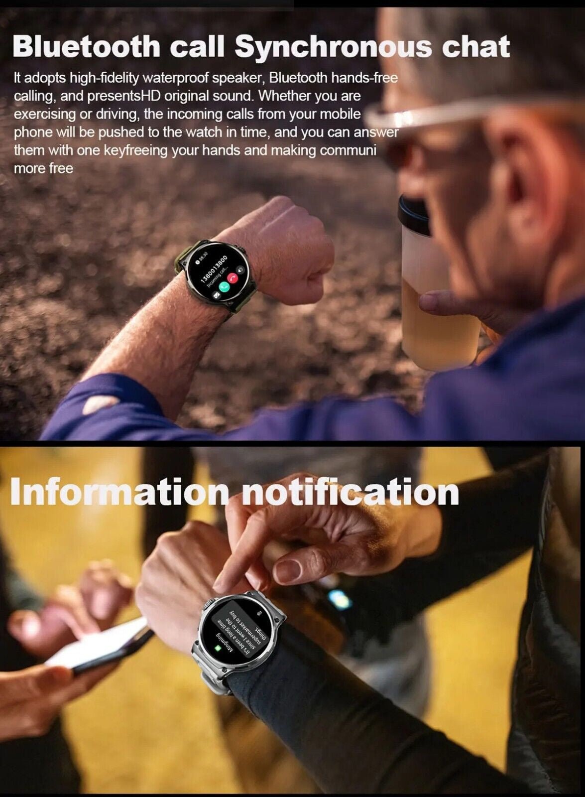 1.85" Ultra HD Smartwatch GPS Bluetooth Call Health Monitoring Watch Gym Gift1.85" Ultra HD Smartwatch GPS Bluetooth Call Health Monitoring Watch Gym Gift