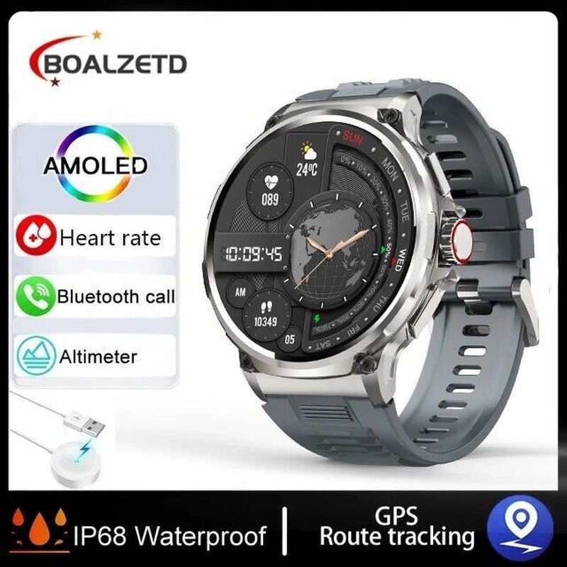 1.85" Ultra HD Smartwatch GPS Bluetooth Call Health Monitoring Watch Gym Gift1.85" Ultra HD Smartwatch GPS Bluetooth Call Health Monitoring Watch Gym Gift