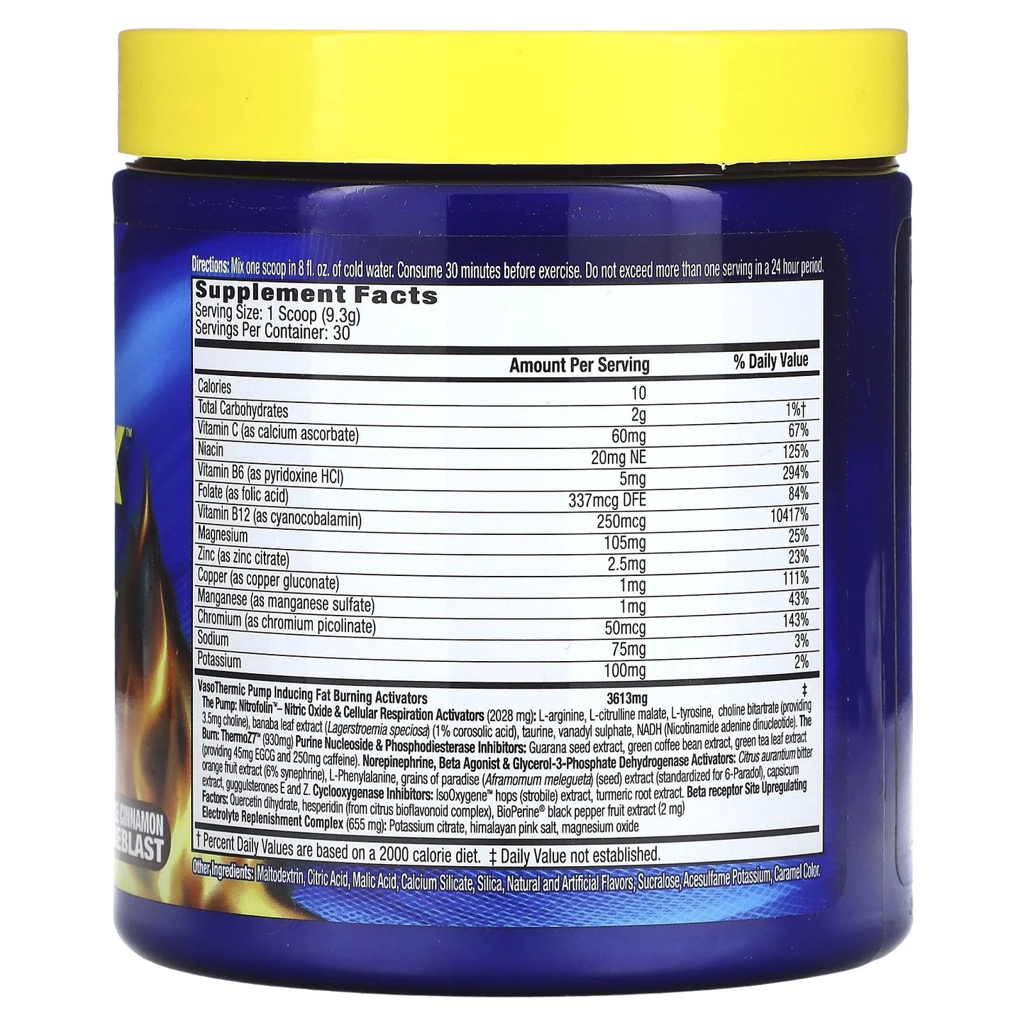 Anadrox Pump & Burn, Pre - Workout Amplifier, Apple Cinnamon Fireblast, 9.84 Oz (279 G)Anadrox Pump & Burn, Pre - Workout Amplifier, Apple Cinnamon Fireblast, 9.84 Oz (279 G)
