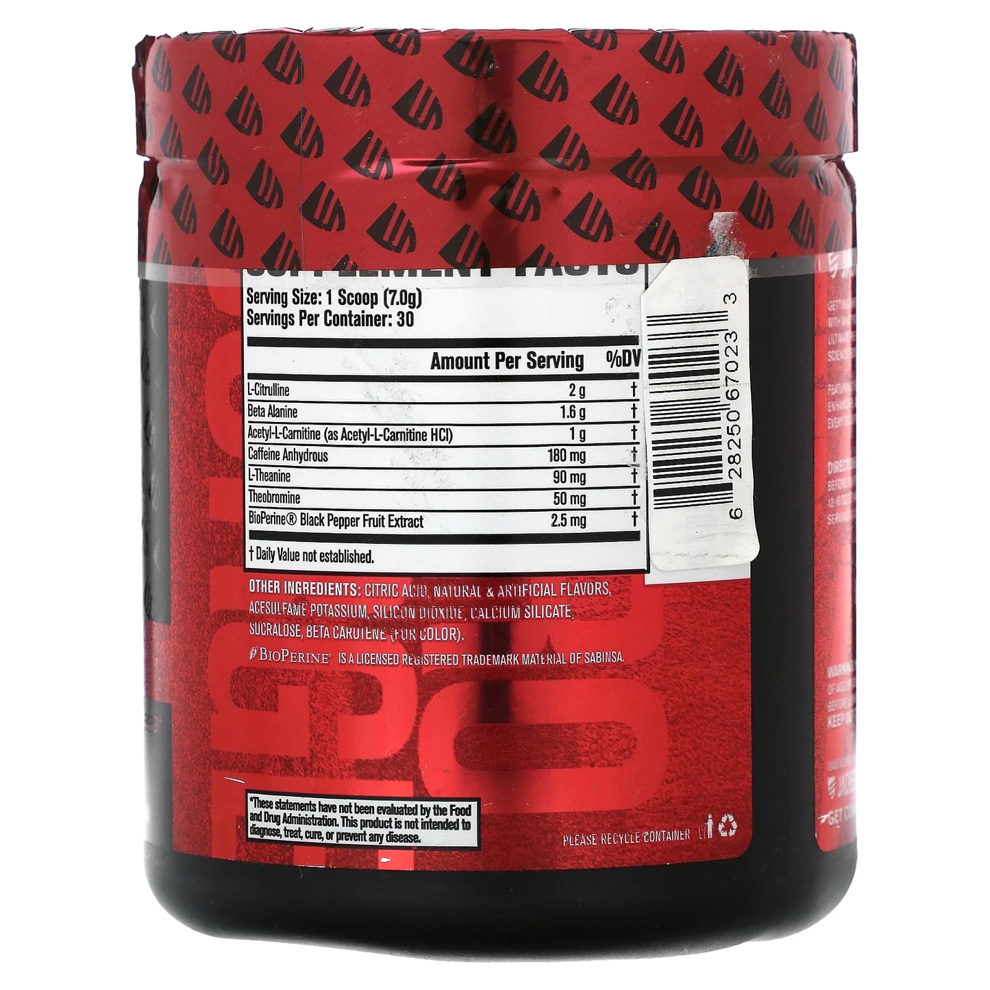 Nitro Surge, Shred Thermogenic Pre-Workout, Orange Pineapple, 7.4 Oz (210 G)