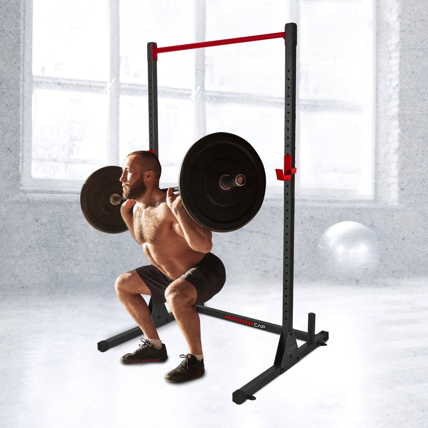 Barbell Multi - Functional Power and Squat Rack with Bar HolderBarbell Multi - Functional Power and Squat Rack with Bar Holder