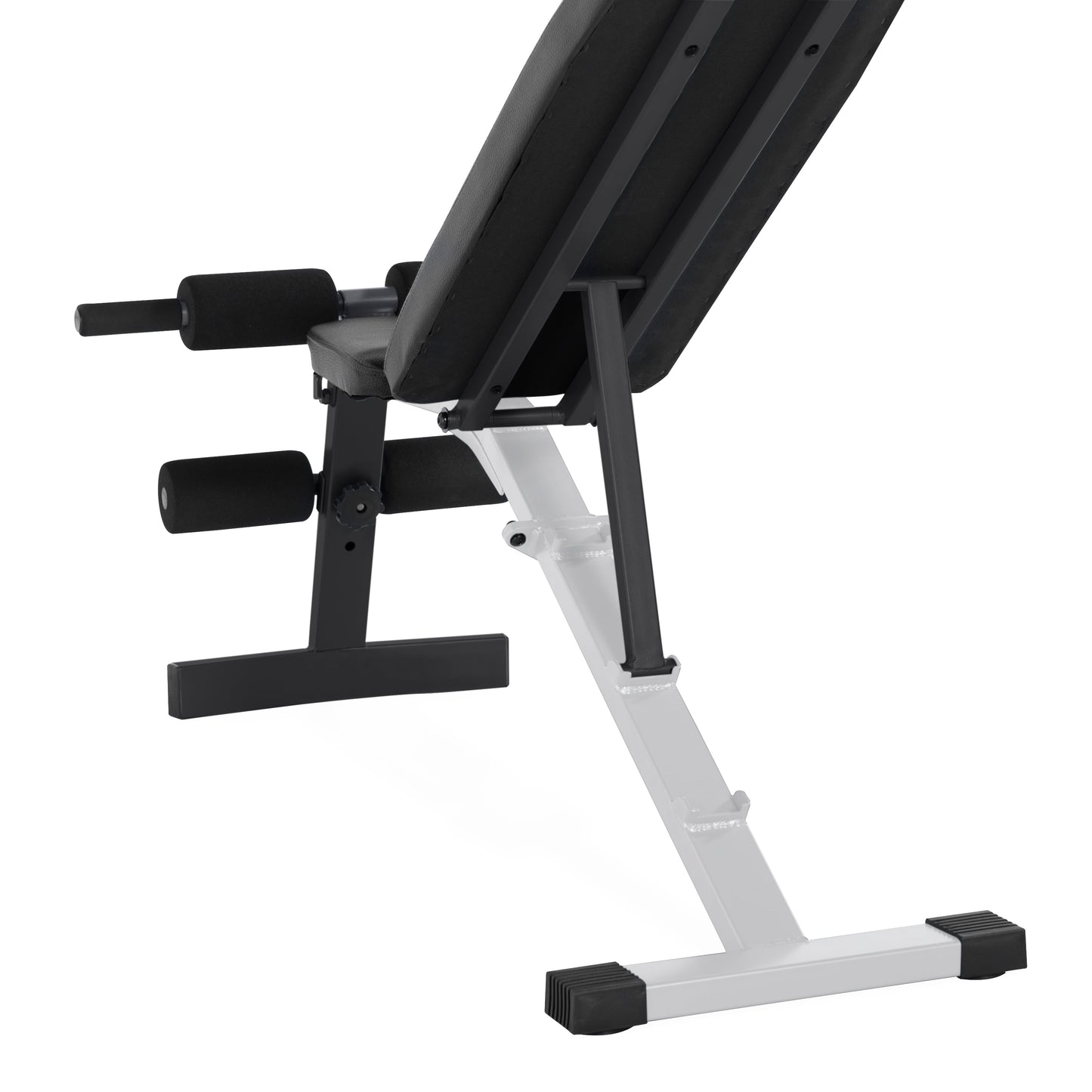 Strength Adjustable FID Weight Bench (600 Lb Weight acity), White
