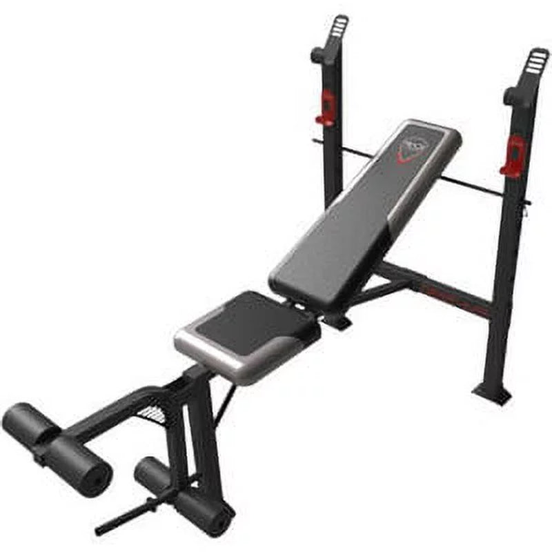 Strength Standard Weight Bench with Leg Developer, 150Lb Upright Weight acity