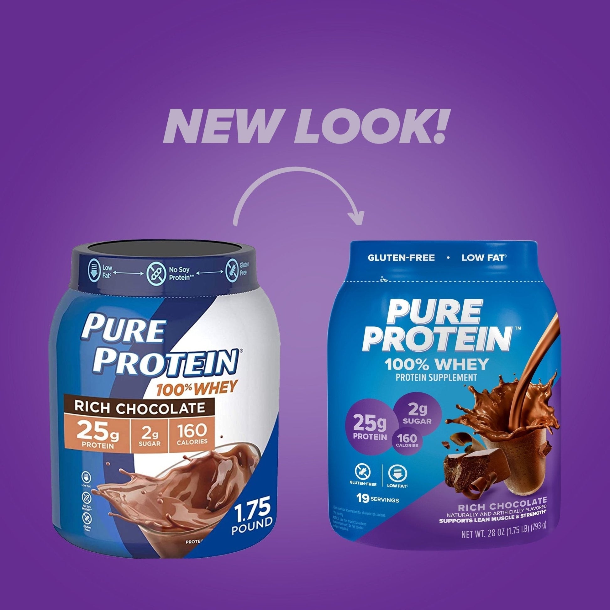 100% Whey Protein Powder, Rich Chocolate, 25G Protein, 1.75 Lb100% Whey Protein Powder, Rich Chocolate, 25G Protein, 1.75 Lb - Nature Fitness