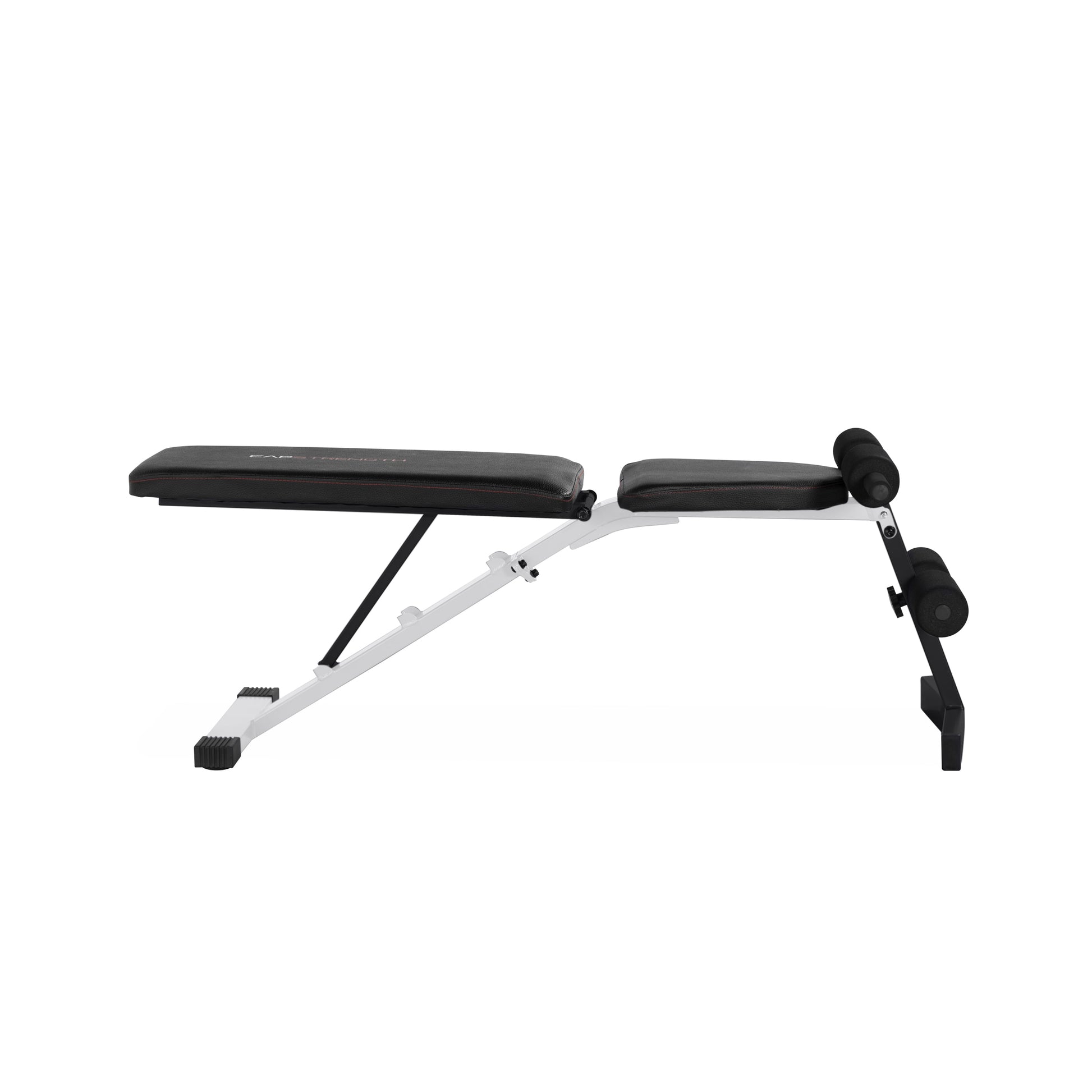 Strength Adjustable FID Weight Bench (600 Lb Weight acity), White