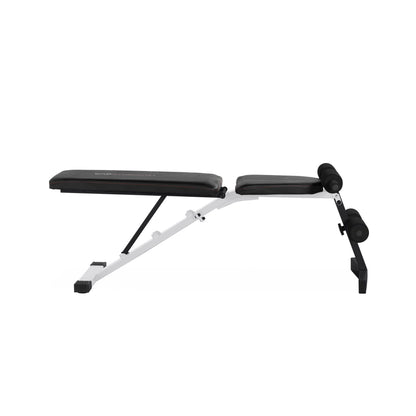 Strength Adjustable FID Weight Bench (600 Lb Weight acity), White