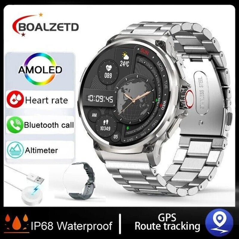 1.85" Ultra HD Smartwatch GPS Bluetooth Call Health Monitoring Watch Gym Gift1.85" Ultra HD Smartwatch GPS Bluetooth Call Health Monitoring Watch Gym Gift