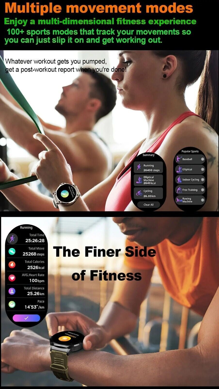 1.85" Ultra HD Smartwatch GPS Bluetooth Call Health Monitoring Watch Gym Gift1.85" Ultra HD Smartwatch GPS Bluetooth Call Health Monitoring Watch Gym Gift
