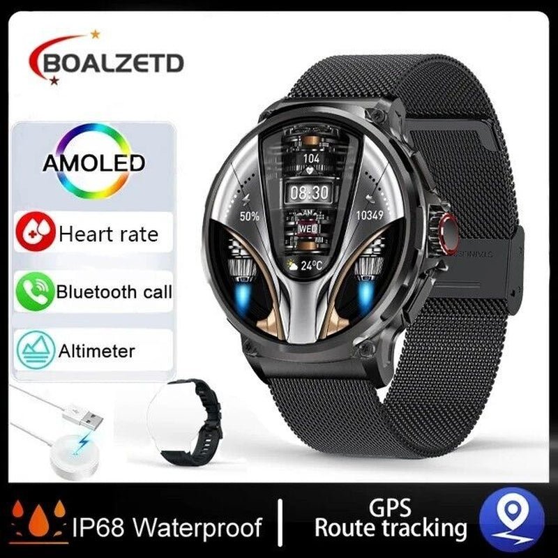 1.85" Ultra HD Smartwatch GPS Bluetooth Call Health Monitoring Watch Gym Gift1.85" Ultra HD Smartwatch GPS Bluetooth Call Health Monitoring Watch Gym Gift