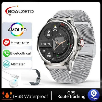 1.85" Ultra HD Smartwatch GPS Bluetooth Call Health Monitoring Watch Gym Gift1.85" Ultra HD Smartwatch GPS Bluetooth Call Health Monitoring Watch Gym Gift