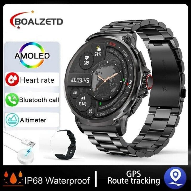 1.85" Ultra HD Smartwatch GPS Bluetooth Call Health Monitoring Watch Gym Gift1.85" Ultra HD Smartwatch GPS Bluetooth Call Health Monitoring Watch Gym Gift
