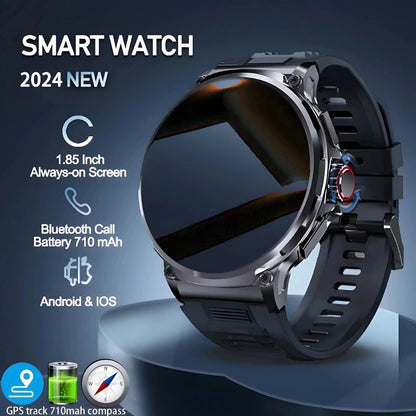 1.85" Ultra HD Smartwatch GPS Bluetooth Call Health Monitoring Watch Gym Gift1.85" Ultra HD Smartwatch GPS Bluetooth Call Health Monitoring Watch Gym Gift