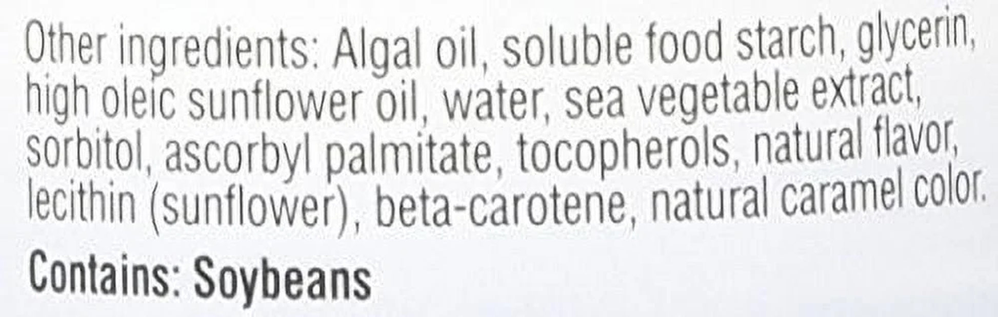 Natural Omega-3 Vegetarian DHA 200Mg, 60Ct