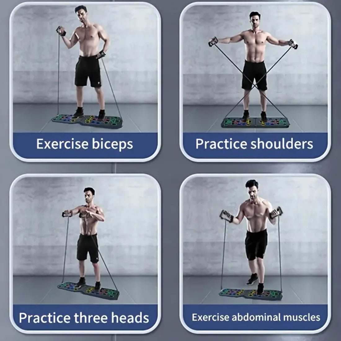 2 - 1 Multifunctional Folding Push up Board, Portable Folding 28 in 1 Home and Gym Exercise Equipment, Suitable for Chest and Back Exercises, Fitness Strength Training Stand2 - 1 Multifunctional Folding Push up Board, Portable Folding 28 in 1 Home and Gym Exercise Equipment, Suitable for Chest and Back Exercises, Fitness Strength Training Stand