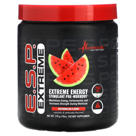 E.S.P. Extreme Energy Stimulant Pre-Workout, Watermelon, 10 Oz (275 G)