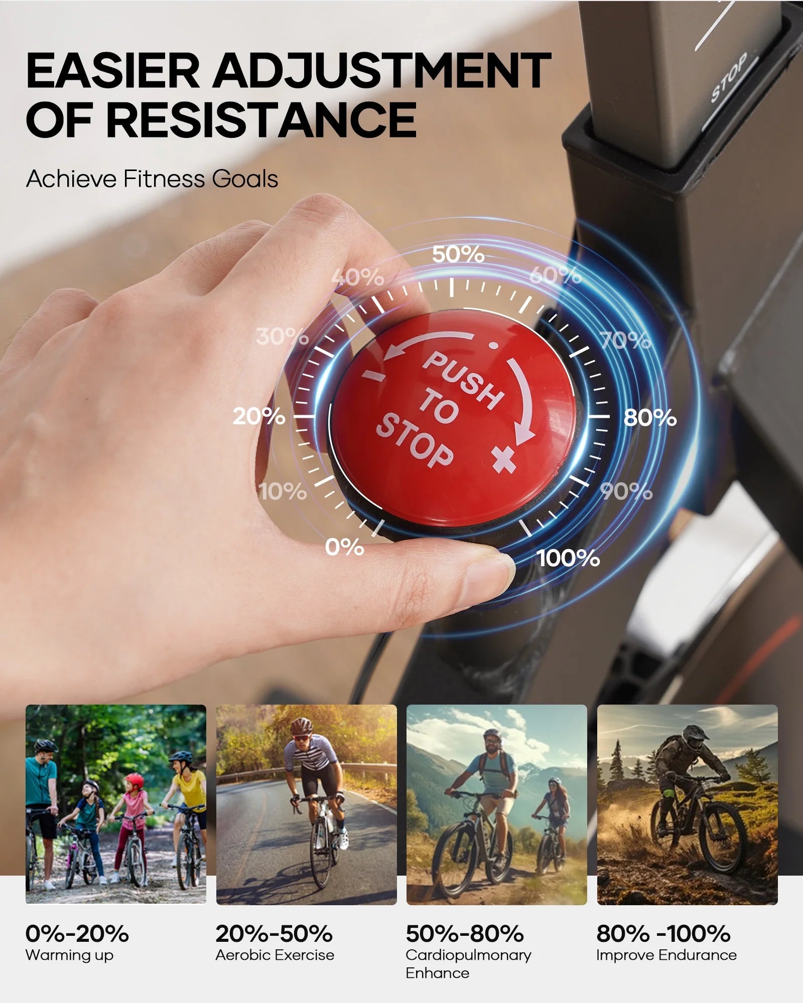 Exercise Bike Indoor Cycling Bike with 300Lbs Big Seat Cushion for Home Cardio Leg Workout