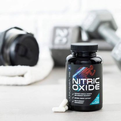 Extra Strength Nitric Oxide Supplement 3X Strength L Arginine, Citrulline Malate, AAKG, Beta Alanine - Premium Muscle Supporting Nitric Booster - Natural Energy & Heart Health Support - 120 Capsules