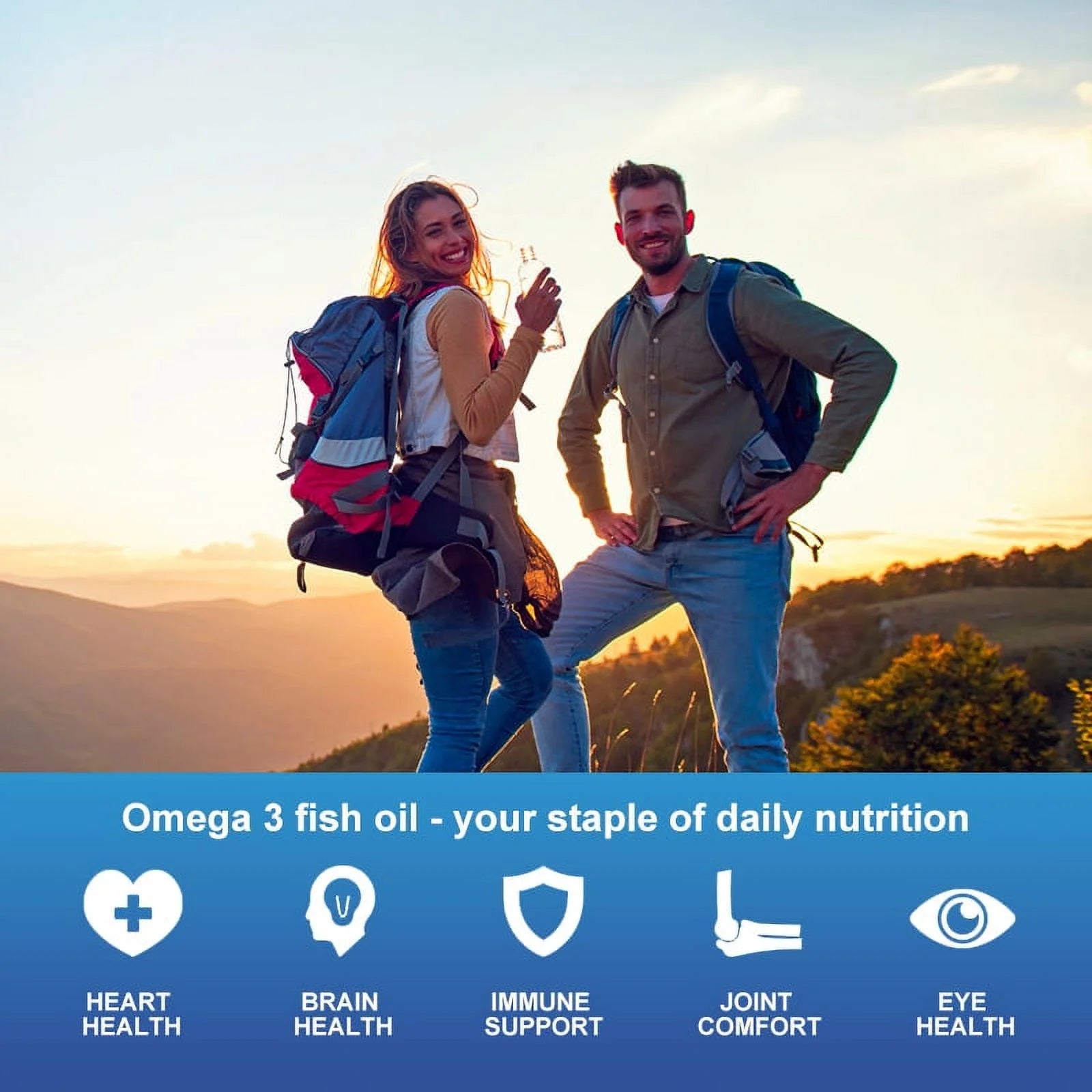 (3 Pack)Fish Oil Omega 3 Supplements - Supports Heart Health, 1000 Mg Fish Oil, Omega - 3, EPA&DHA,120 Softgels(3 Pack)Fish Oil Omega 3 Supplements - Supports Heart Health, 1000 Mg Fish Oil, Omega - 3, EPA&DHA,120 Softgels