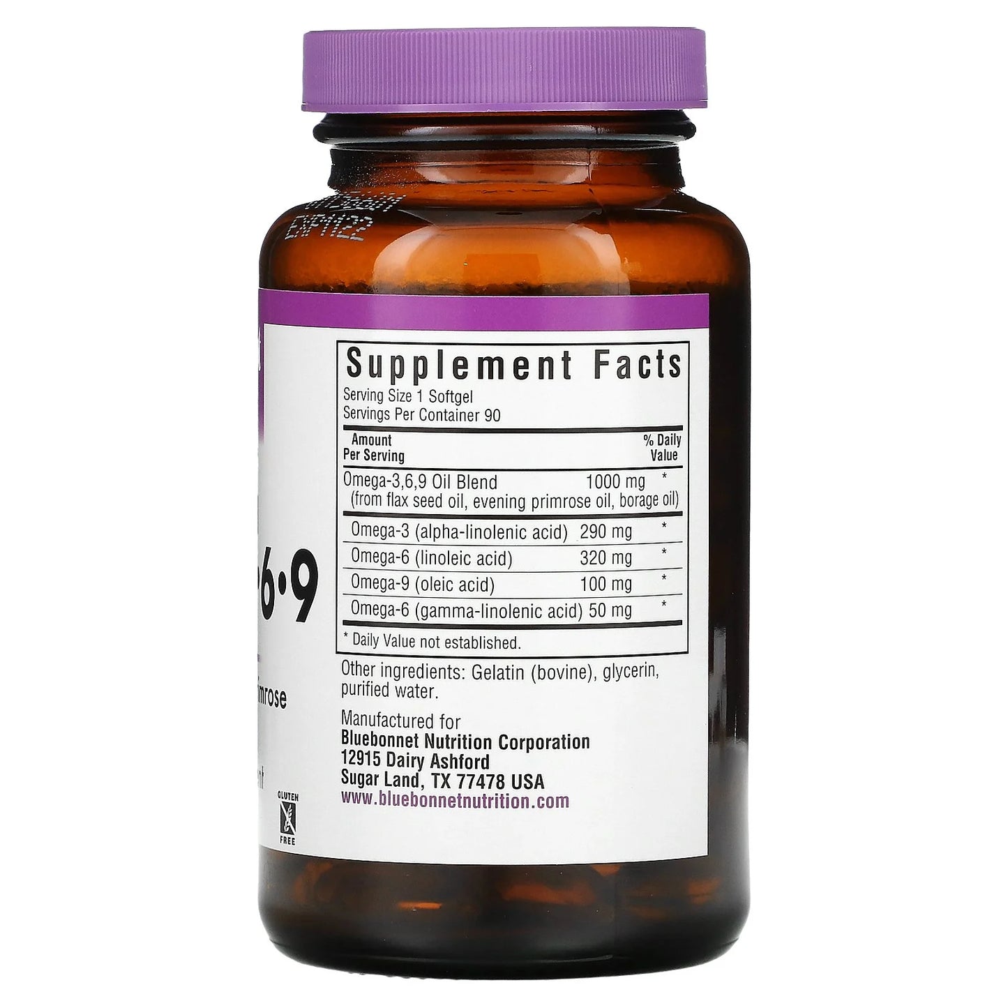 Plant Based Omega 3-6-9, 1000Mg, 90Ct