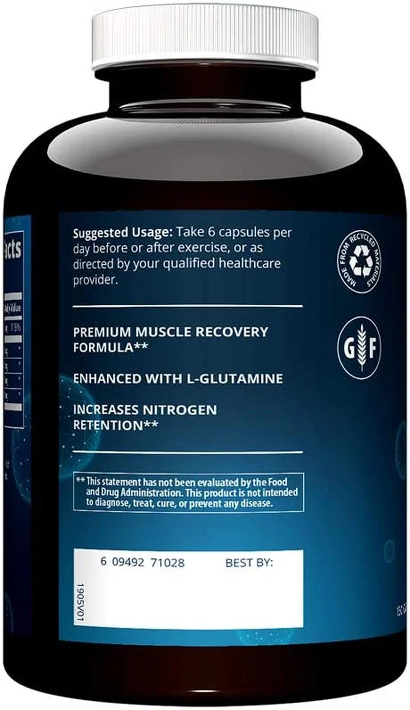 BCAA + G 6000 Capsules, 150 Ct