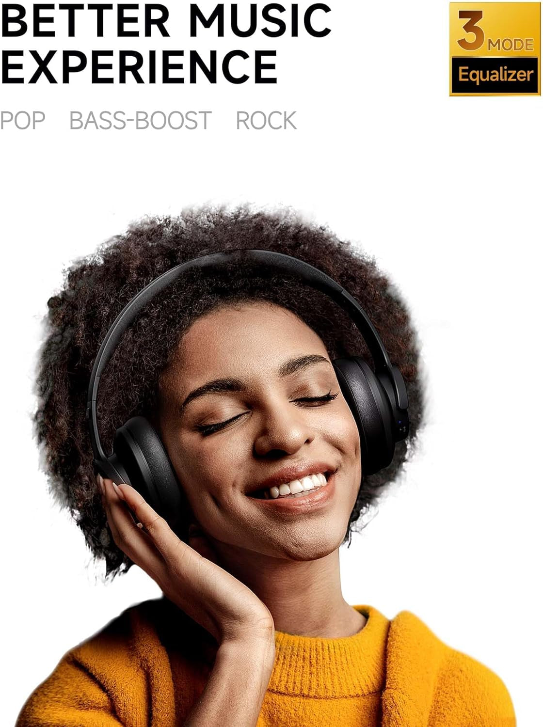 B8 Bluetooth Headphones, 120H Playtime Headphones Wireless Bluetooth