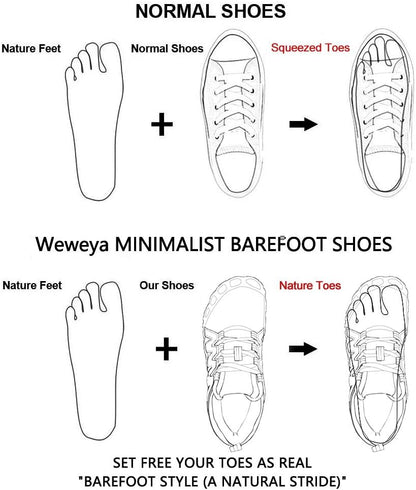 Barefoot Shoes for Women Minimalist Running Cross Training Shoe