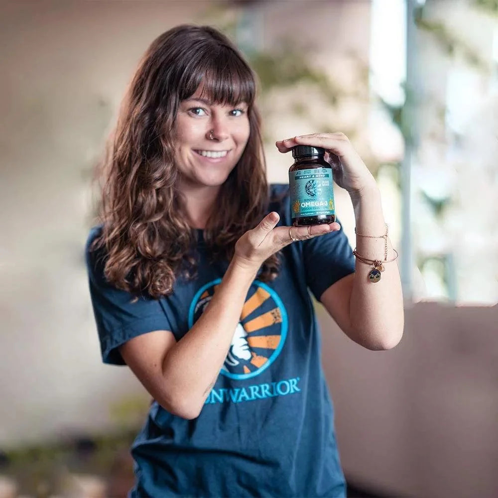 Vegan Omega 3 Fish Oil Supplement | Omega 3 DHA & EPA for Brain and Heart Support, 60Ct