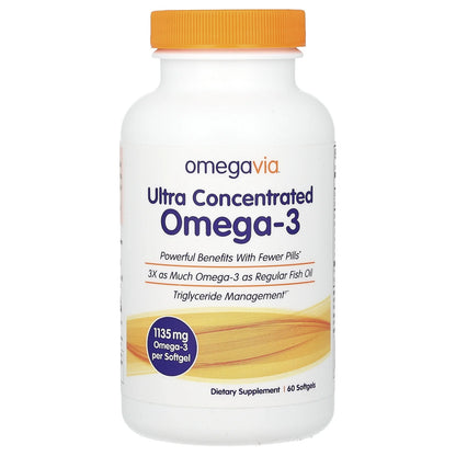 Ultra Concentrated Omega-3 Softgels, 1105 Mg, 60 Ct