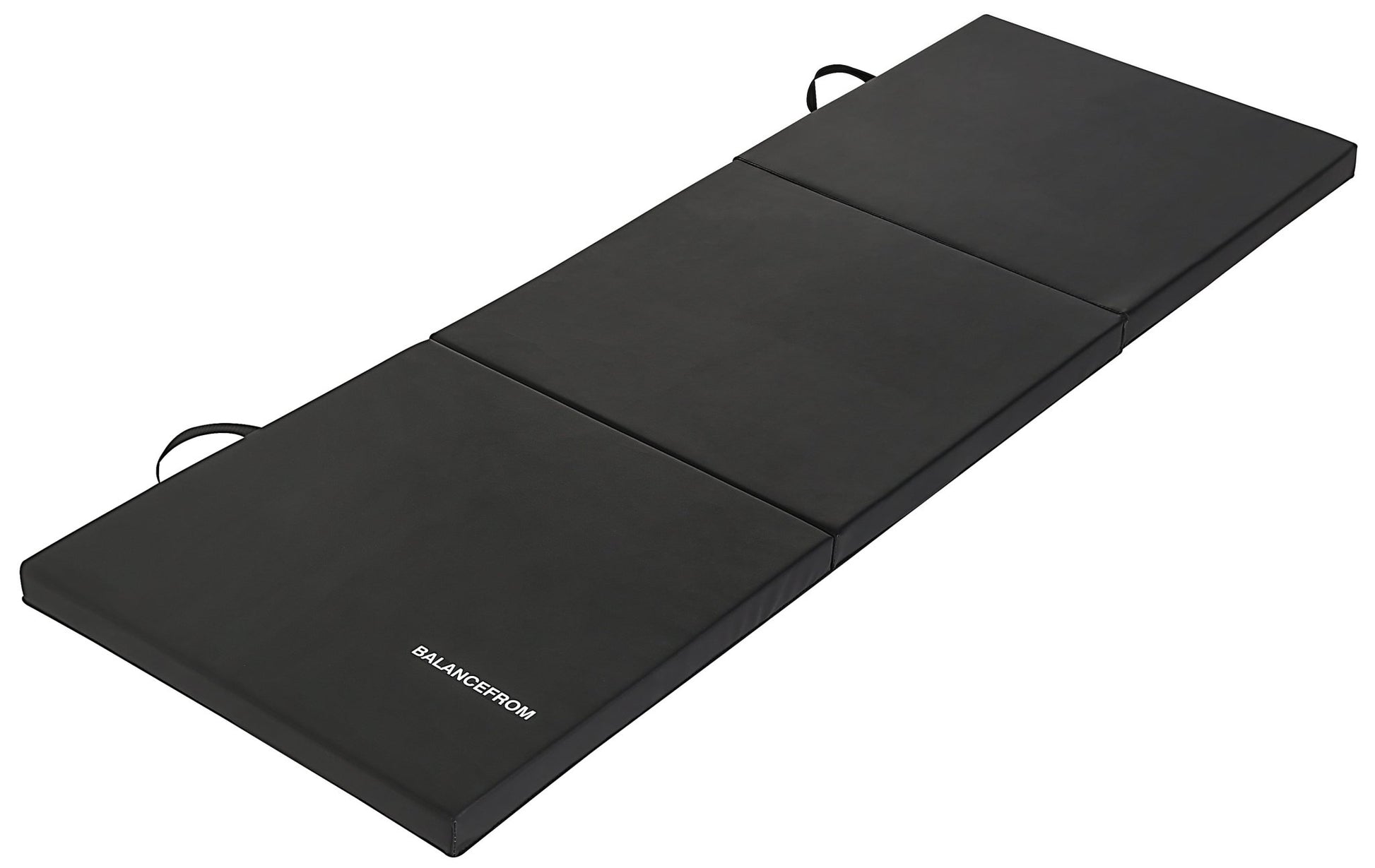 6 Ft. X 2 Ft. X 2 In. Three Fold Folding Exercise Mat with Carrying Handles for MMA, Gymnastics and Home Gym, Black6 Ft. X 2 Ft. X 2 In. Three Fold Folding Exercise Mat with Carrying Handles for MMA, Gymnastics and Home Gym, Black
