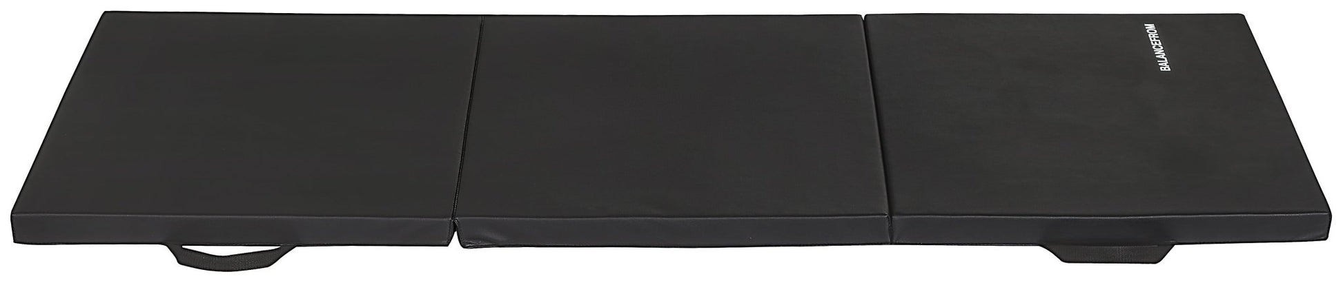6 Ft. X 2 Ft. X 2 In. Three Fold Folding Exercise Mat with Carrying Handles for MMA, Gymnastics and Home Gym, Black6 Ft. X 2 Ft. X 2 In. Three Fold Folding Exercise Mat with Carrying Handles for MMA, Gymnastics and Home Gym, Black