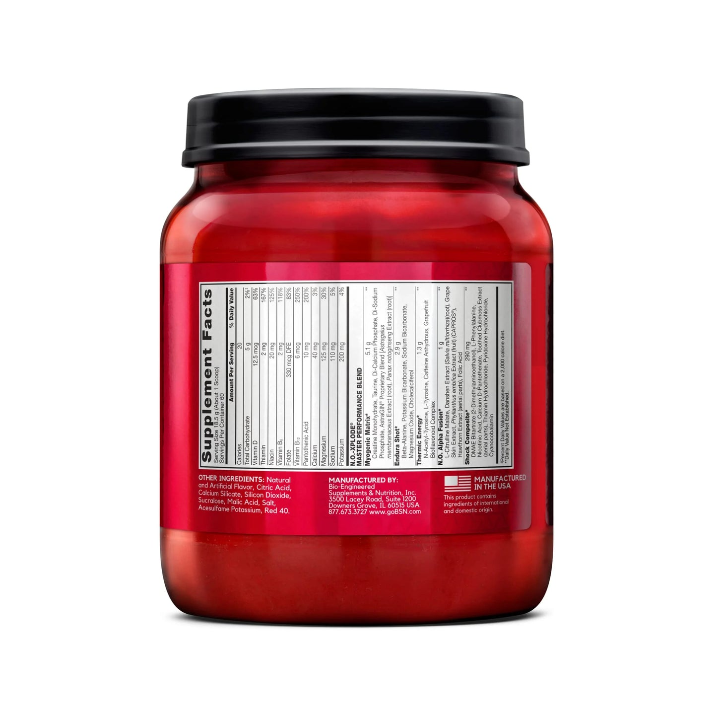 N.O. Xplode, Pre Workout Igniter, Watermelon, 60 Servings