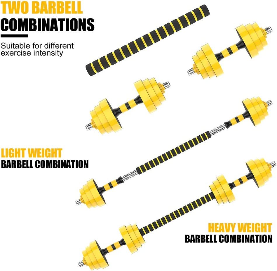 66Lbs Adjustable Dumbbell Barbell Kettlebell, Free Weights 3 - In - 1 Dumbbell Barbell Kettlebell Set, Non - Slip Hand Dumbbell for Home, Gym, Office66Lbs Adjustable Dumbbell Barbell Kettlebell, Free Weights 3 - In - 1 Dumbbell Barbell Kettlebell Set, Non - Slip Hand Dumbbell for Home, Gym, Office