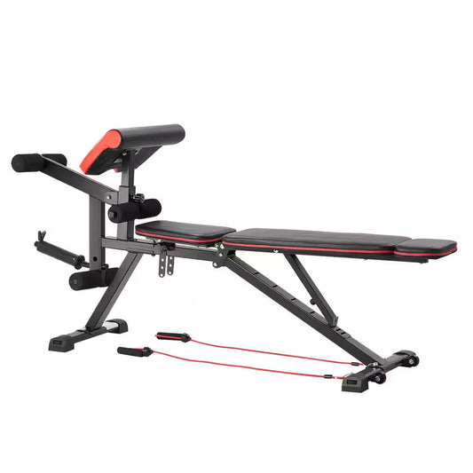 Weight Bench, 800 Lbs. Adjustable Weight Bench Press for Full Body Workout, Exercise Sit up Bench, with Leg Extension