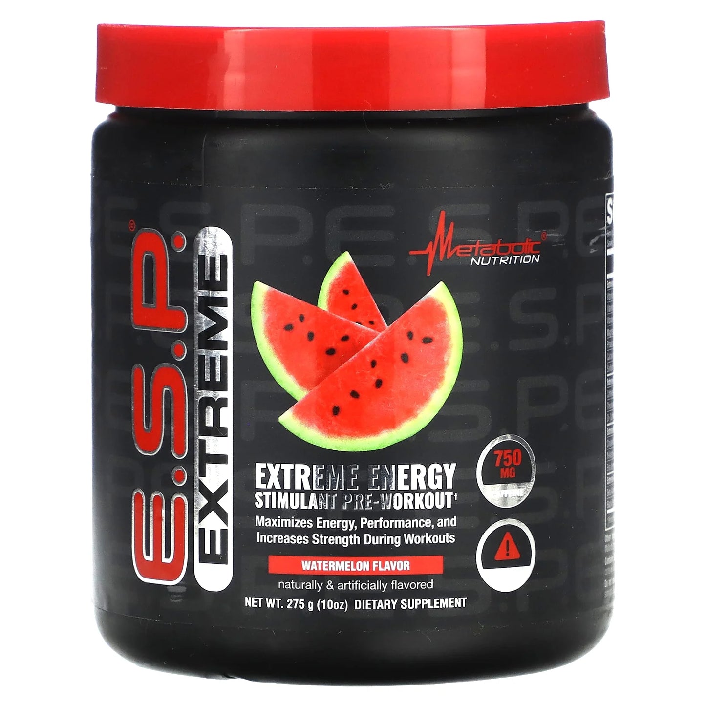 E.S.P. Extreme Energy Stimulant Pre-Workout, Watermelon, 10 Oz (275 G)