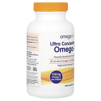 Ultra Concentrated Omega-3 Softgels, 1105 Mg, 60 Ct