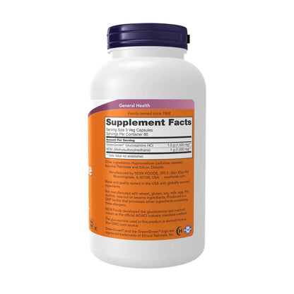 Supplements, Glucosamine & MSM (Greengrown® Glucosamine), Vegetarian, 240 Veg Capsules