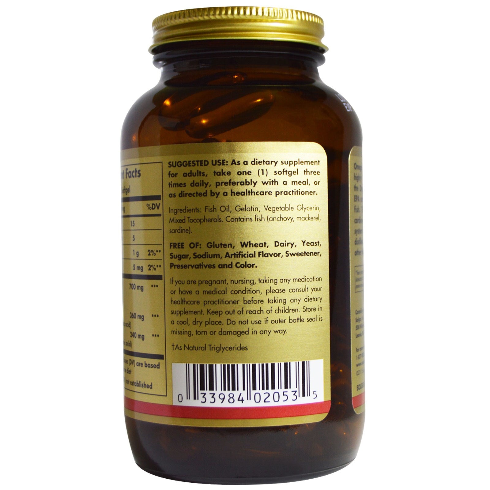 Omega-3 EPA & DHA, 700Mg, 120Ct