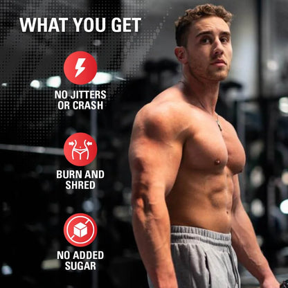 Oxyshred Non Stimulant Pre Workout Powder - Stim Free, Caffeine Free Preworkout for Men & Women - Non Stim Preworkout - Sugar Free Energy Powder - Raspberry, 60 Servings