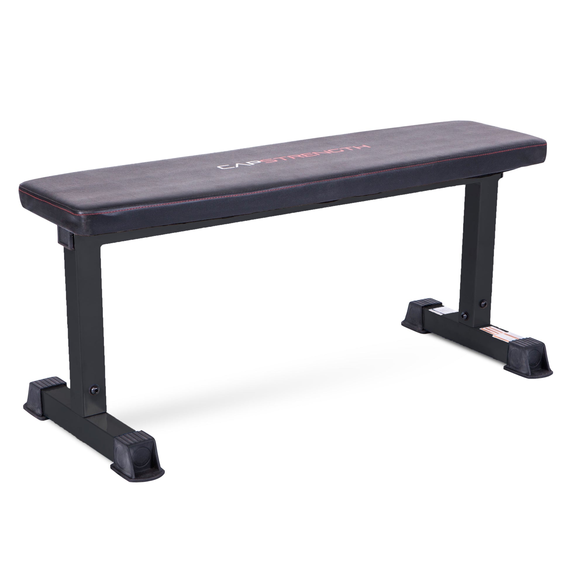 Strength Flat Utility Weight Bench (600 Lb Weight acity), Black