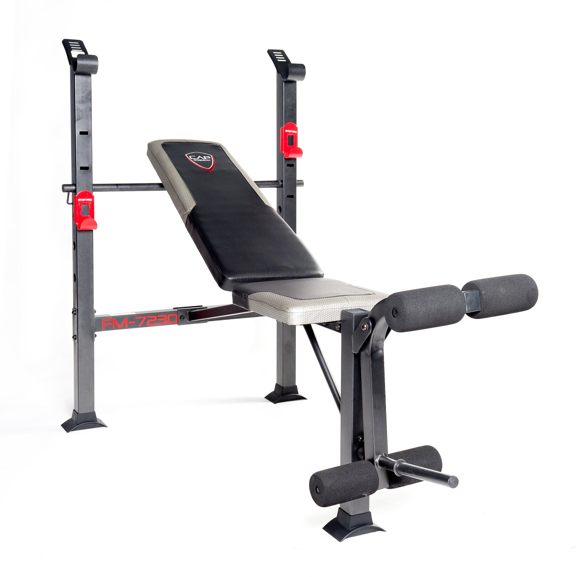 Strength Standard Weight Bench with Leg Developer, 150Lb Upright Weight acity