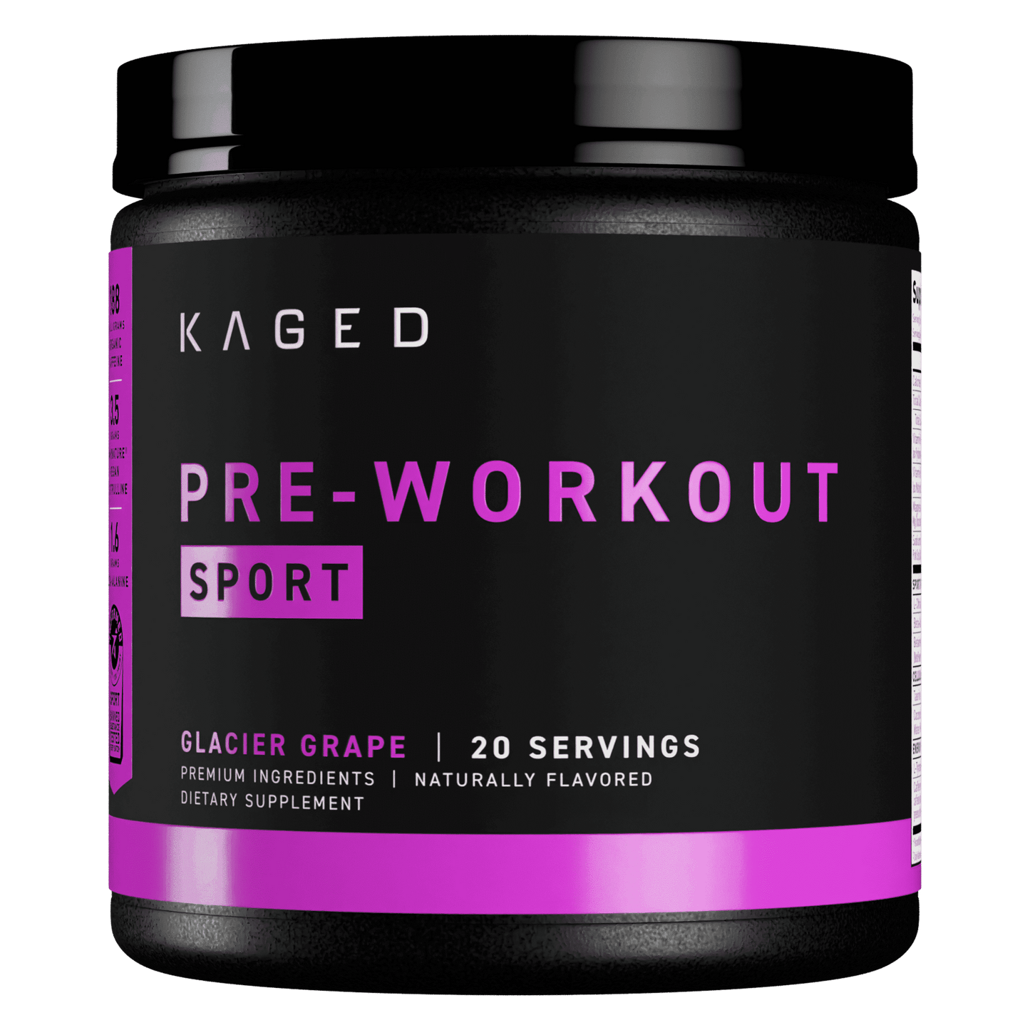 Pre- Sport Pre-Workout - Glacier Grape (9.38 Oz. / 20 Servings)