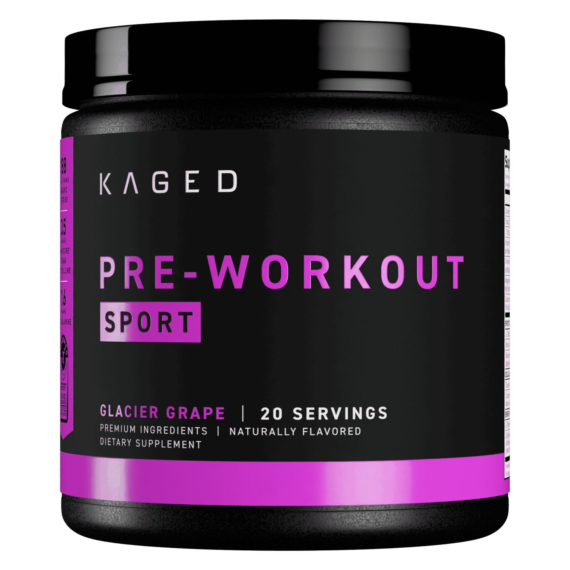Pre- Sport Pre-Workout - Glacier Grape (9.38 Oz. / 20 Servings)