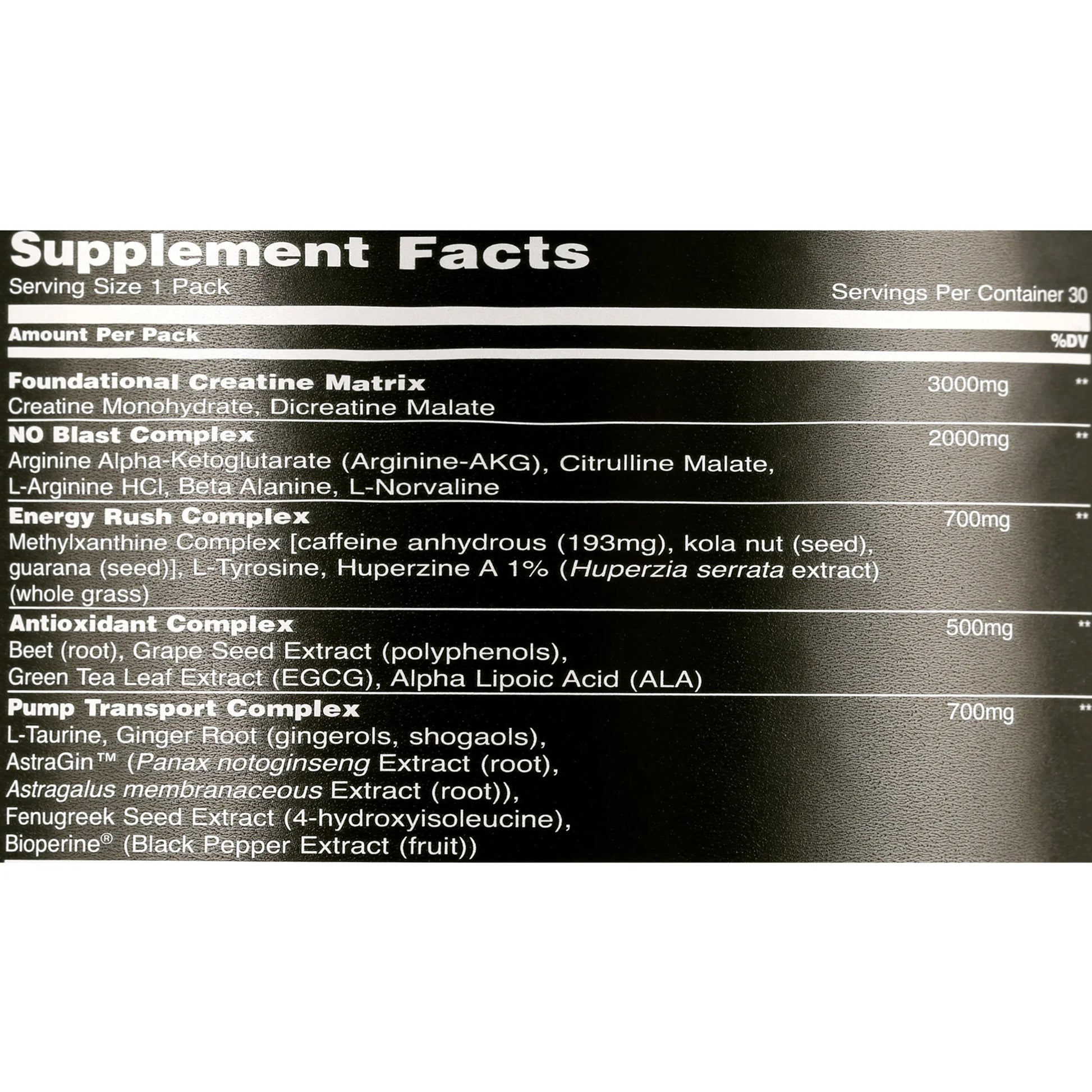 Animal Pump Pre Workout Pack, 30 Ct