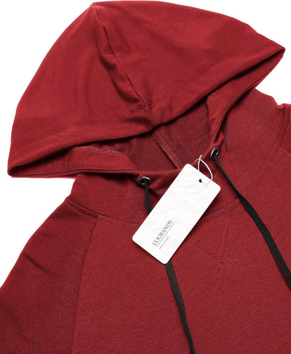 Men'S Short Sleeve Hoodie Workout Gym Sweatshirt Muscle Fit Fashion Athletic Hoodies Pullover Cotton Hooded T-Shirts