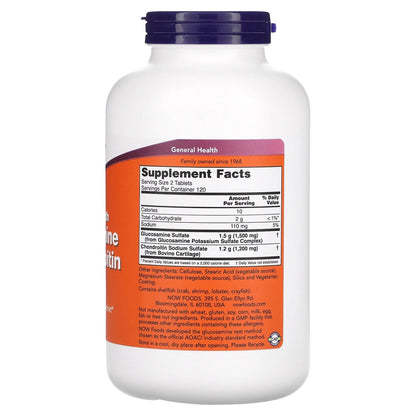 Foods Extra Strength Glucosamine & Chondroitin 240 Tabs
