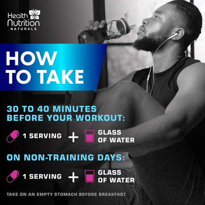 Extra Strength Nitric Oxide Supplement 3X Strength L Arginine, Citrulline Malate, AAKG, Beta Alanine - Premium Muscle Supporting Nitric Booster - Natural Energy & Heart Health Support - 180 Capsules