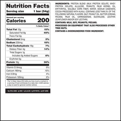 (6 Pack)  Crispy Protein Bar, Chocolate Peanut Butter, 18G Protein, Gluten Free, 4 Count