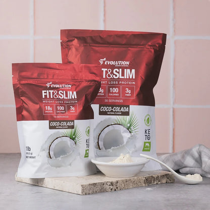 Nutrition 2 Pack: Conjugated Linoleic Acid CLA 90 Softgels + Fit & Slim Blend, Grass Fed Whey Protein with Glucomannan, Inulin Fiber, Keto Approved, Non GMO