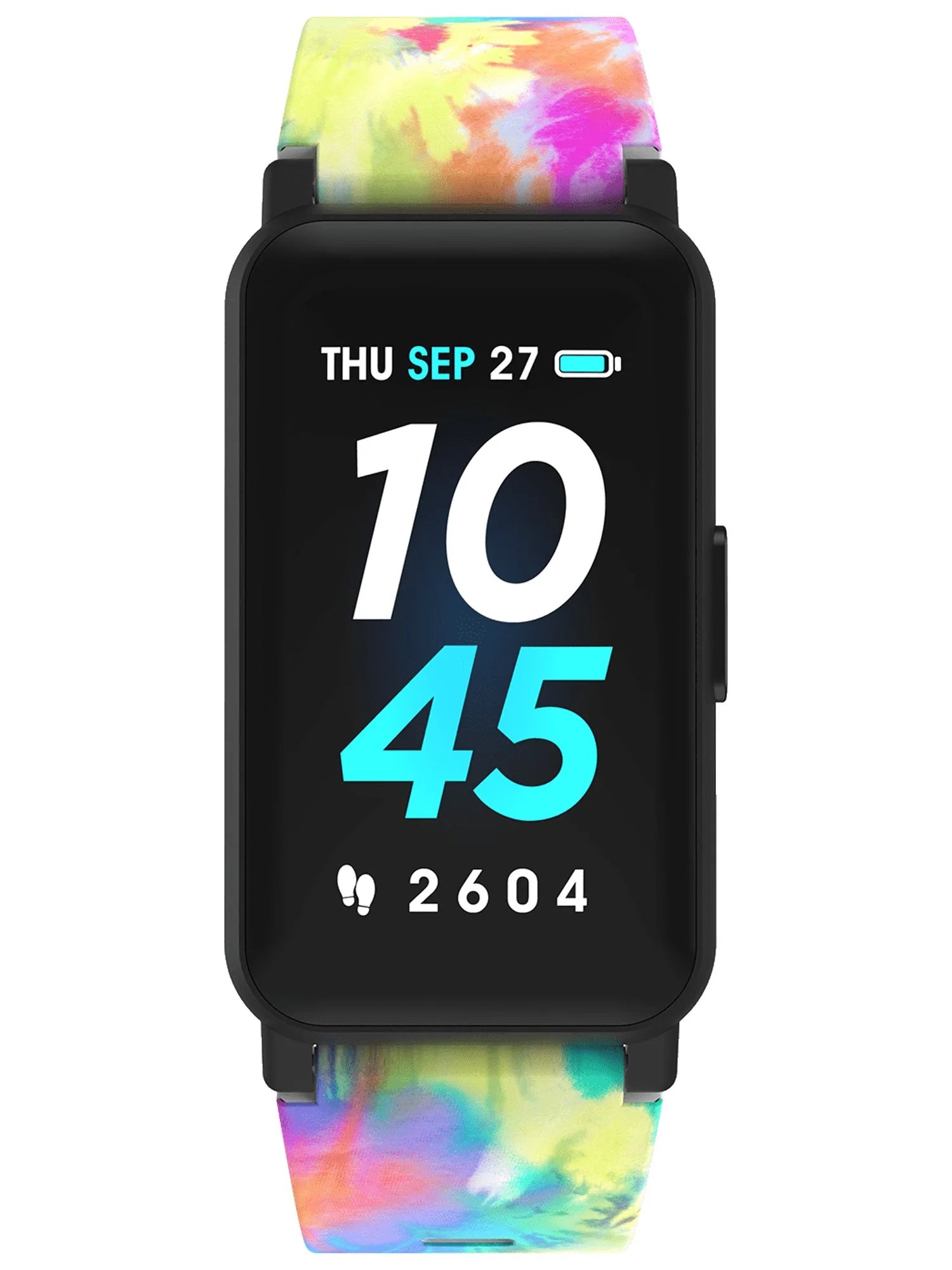 Active 3 Unisex Adult Smartwatch Fitness Tracker, Tie Dye, Silicone Strap-Nature Fitness